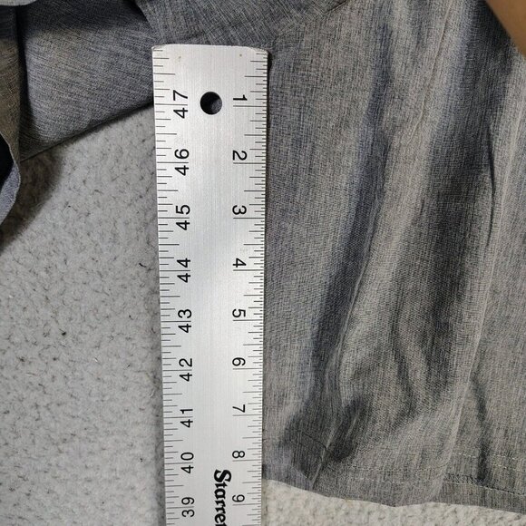 Eddie Bauer Motion Shorts Men's Small Heather Gray Woven 8" Inseam Outdoor NWT - Picture 9 of 13